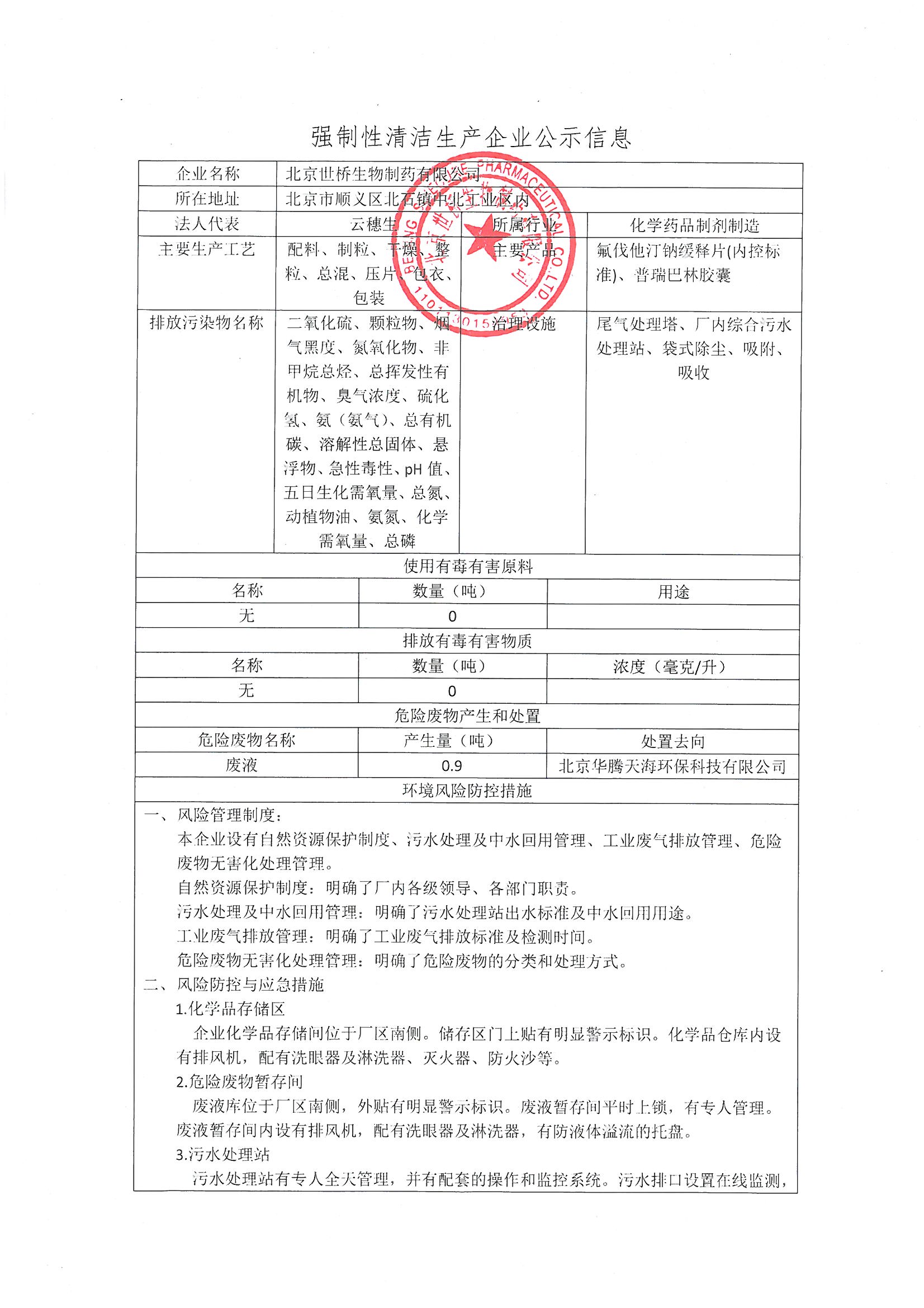 北京澳门官方彩票官网生物制药有限公司2023年清洁生产公示_页面_1.jpg